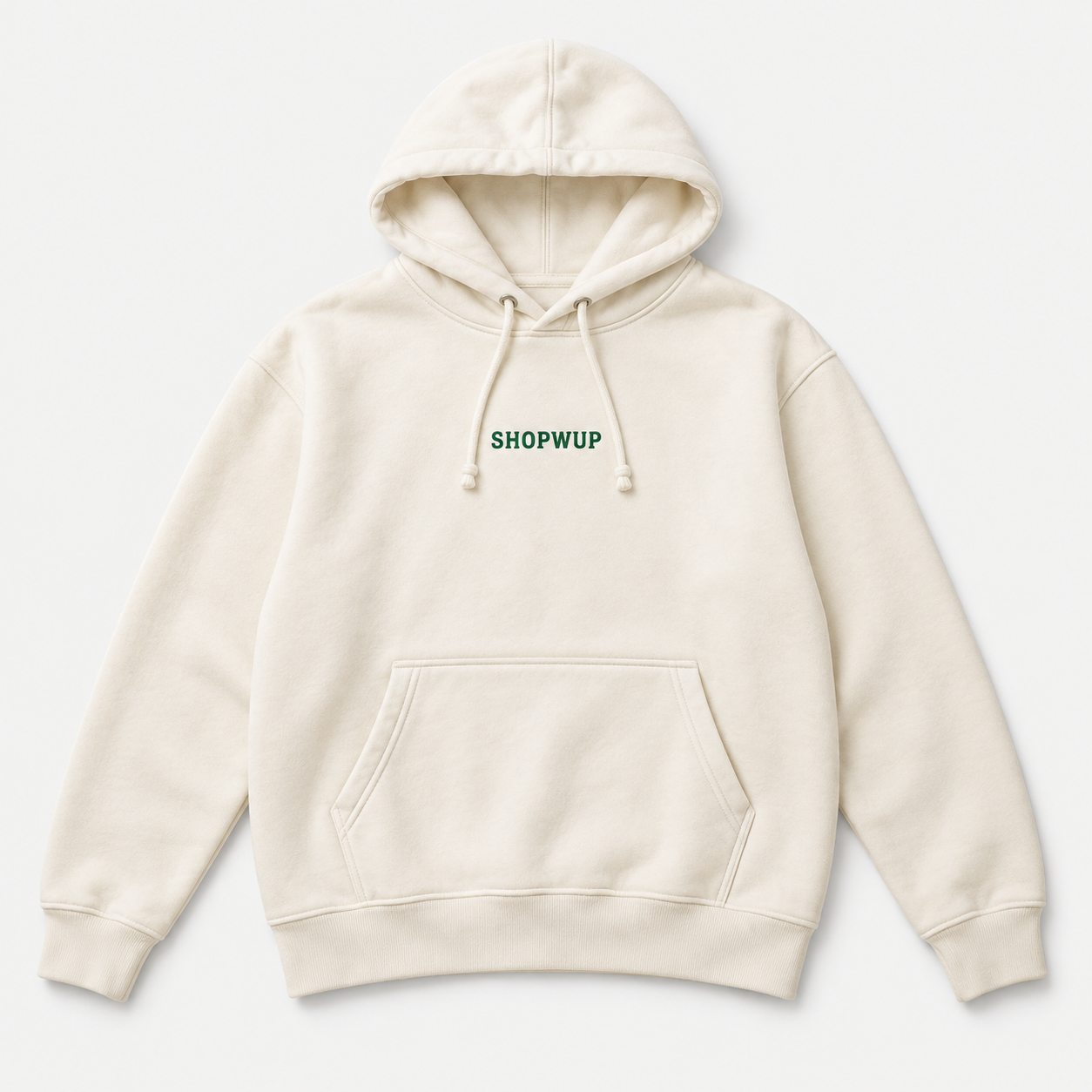 WUP Varsity Hoodie in Campus cream