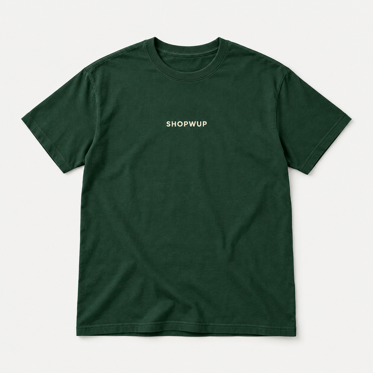 WUP Essential Tee in Wesleyan green